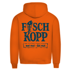 Hoodie Herren "FISCHKOPP" #560 - beidseitiger Druck
