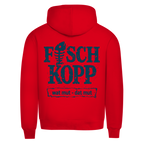 Hoodie Herren "FISCHKOPP" #560 - beidseitiger Druck