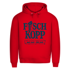 Hoodie Herren "FISCHKOPP" #560 - beidseitiger Druck