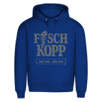 Hoodie Herren "FISCHKOPP" #560 - beidseitiger Druck