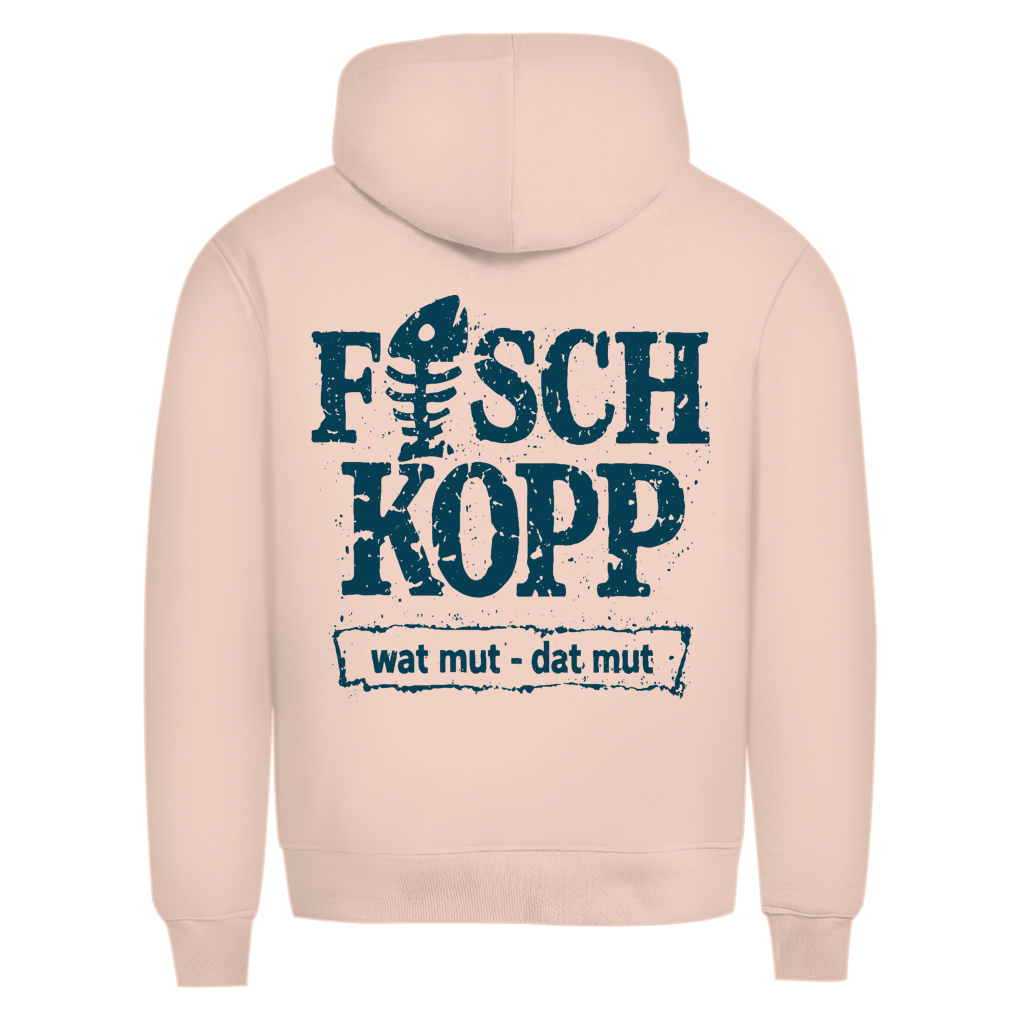 Hoodie Herren "FISCHKOPP" #560 - beidseitiger Druck