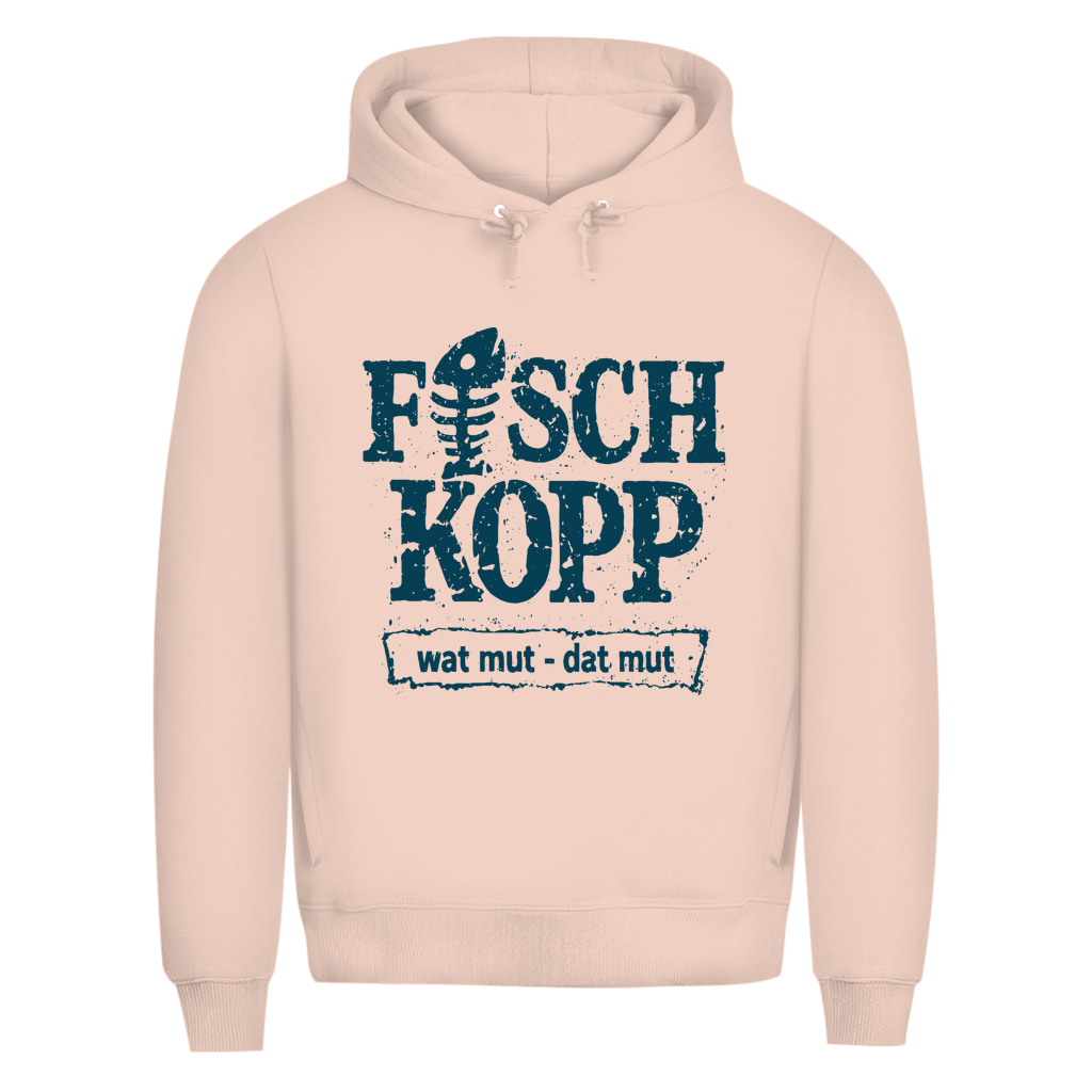 Hoodie Herren "FISCHKOPP" #560 - beidseitiger Druck