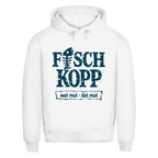 Hoodie Herren "FISCHKOPP" #560 - beidseitiger Druck