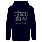 Hoodie Kinder  "FISCHKOPP" #560 - beidseitiger Druck