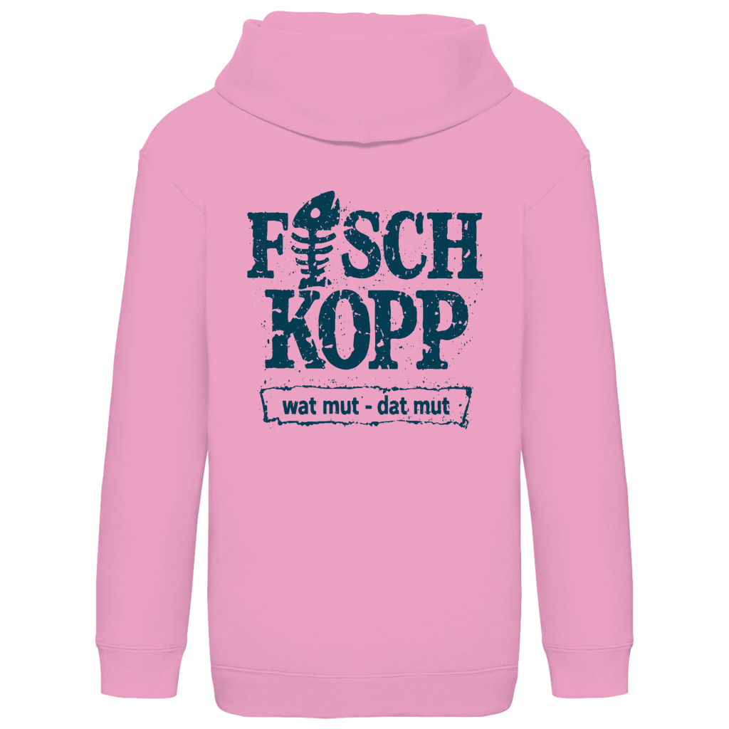 Hoodie Kinder  "FISCHKOPP" #560 - beidseitiger Druck
