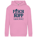 Hoodie Kinder  "FISCHKOPP" #560 - beidseitiger Druck