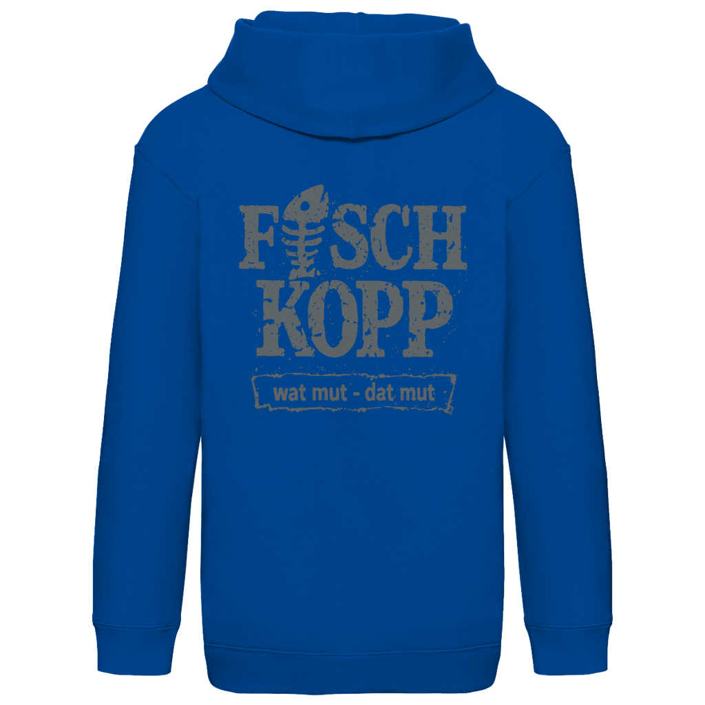 Hoodie Kinder  "FISCHKOPP" #560 - beidseitiger Druck