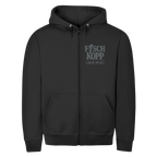 Hoodie-Jacke "FISCHKOPP" #560 - beidseitiger Druck