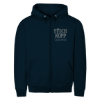 Hoodie-Jacke "FISCHKOPP" #560 - beidseitiger Druck