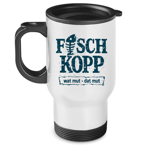 Edelstahl-Thermobecher "FISCHKOPP" #560