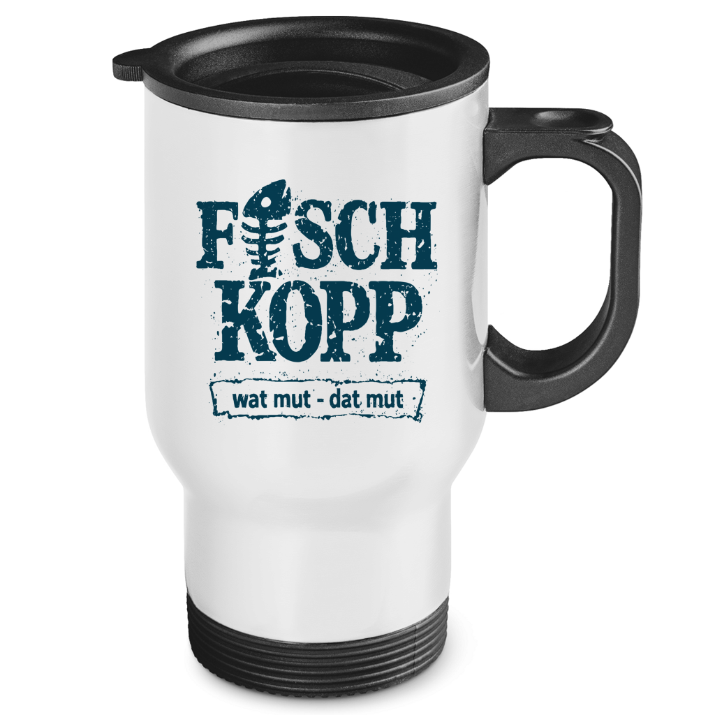 Edelstahl-Thermobecher "FISCHKOPP" #560