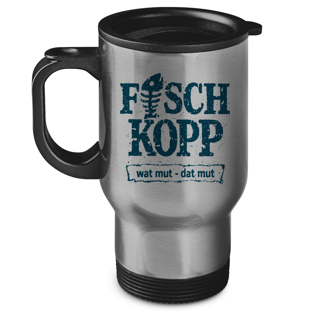 Edelstahl-Thermobecher "FISCHKOPP" #560