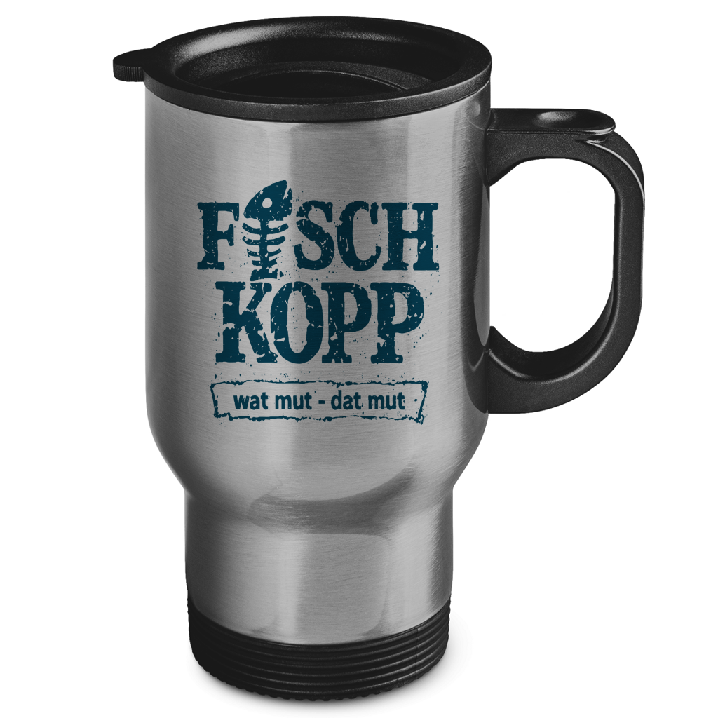 Edelstahl-Thermobecher "FISCHKOPP" #560