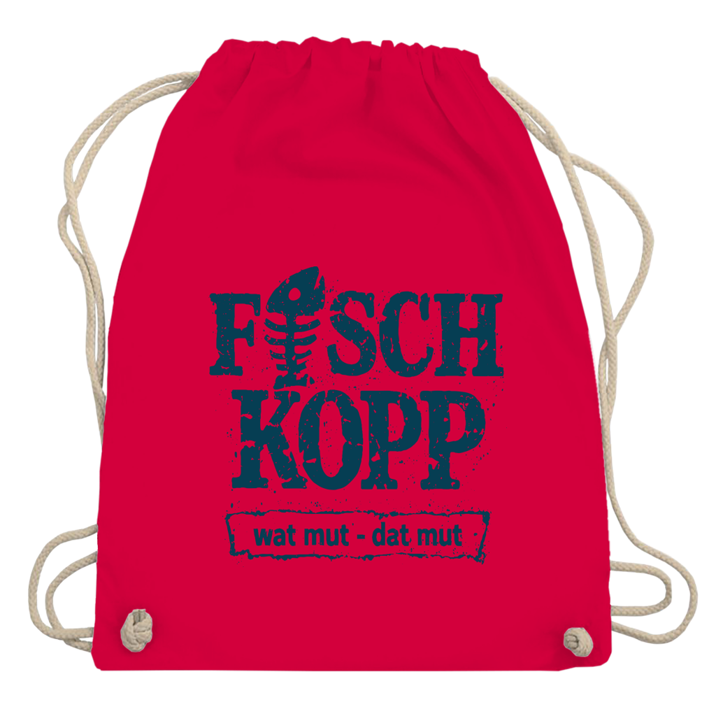 Kordelrucksack  "FISCHKOPP" #560