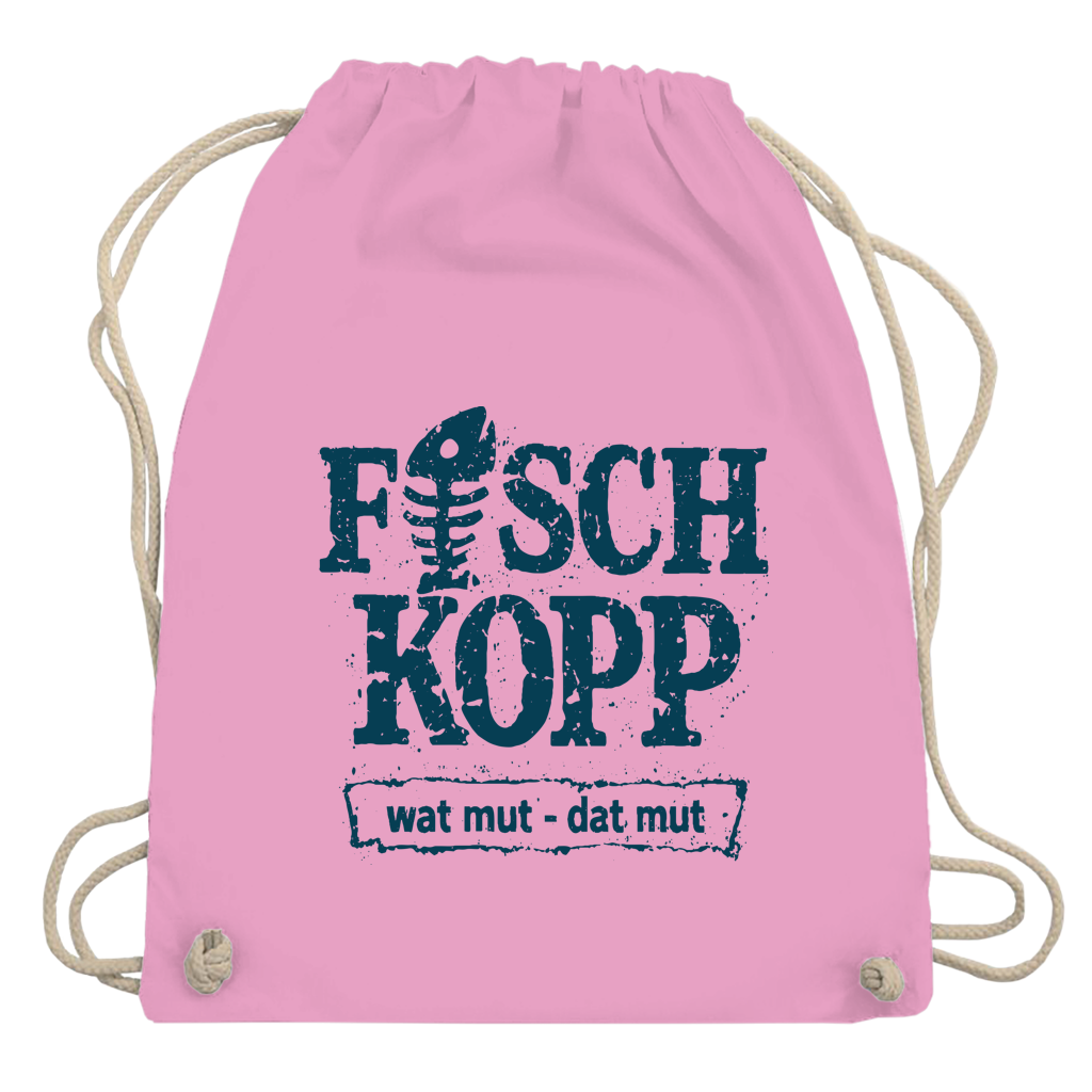 Kordelrucksack  "FISCHKOPP" #560