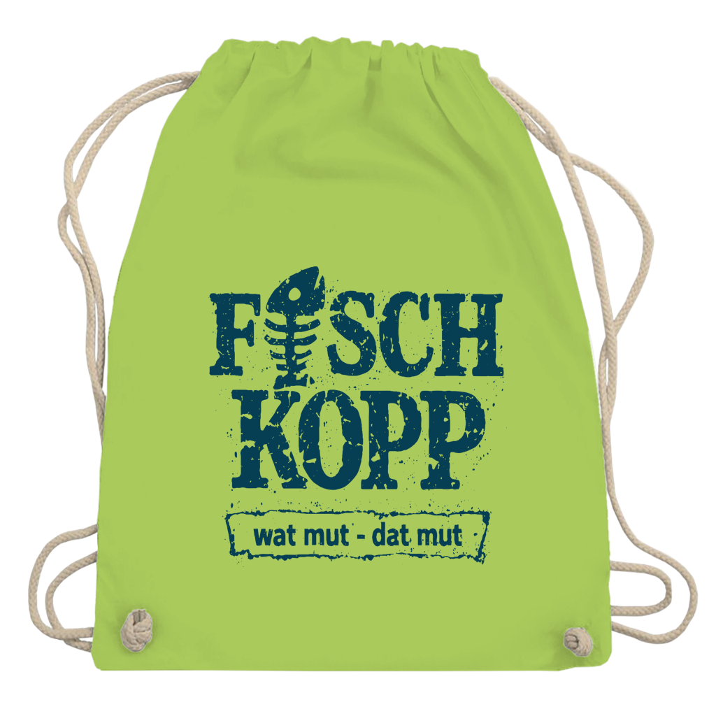 Kordelrucksack  "FISCHKOPP" #560