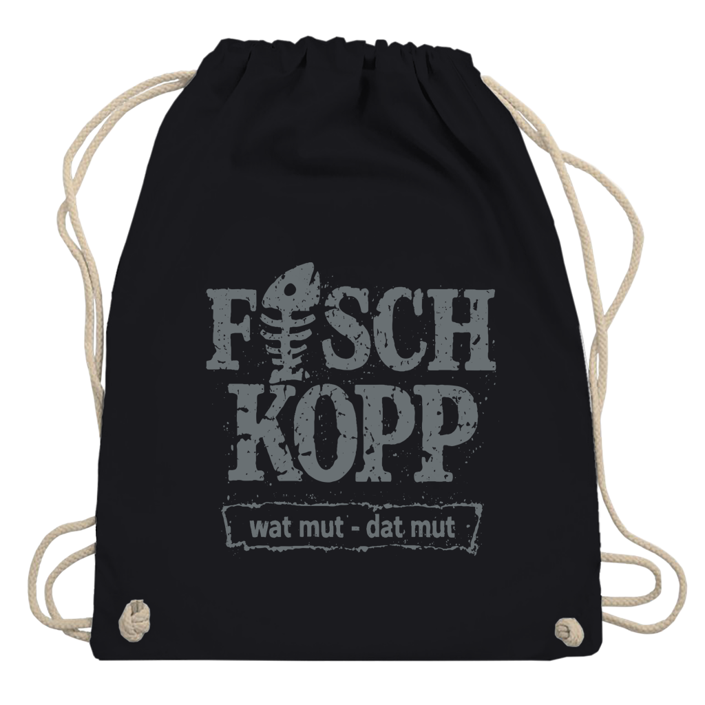 Kordelrucksack  "FISCHKOPP" #560