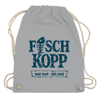 Kordelrucksack  "FISCHKOPP" #560