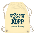 Kordelrucksack  "FISCHKOPP" #560