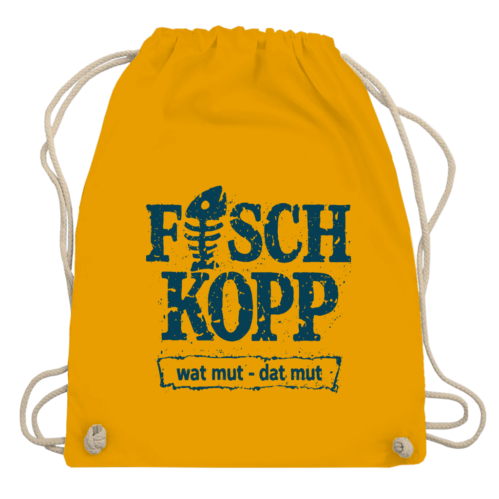 Kordelrucksack  "FISCHKOPP" #560