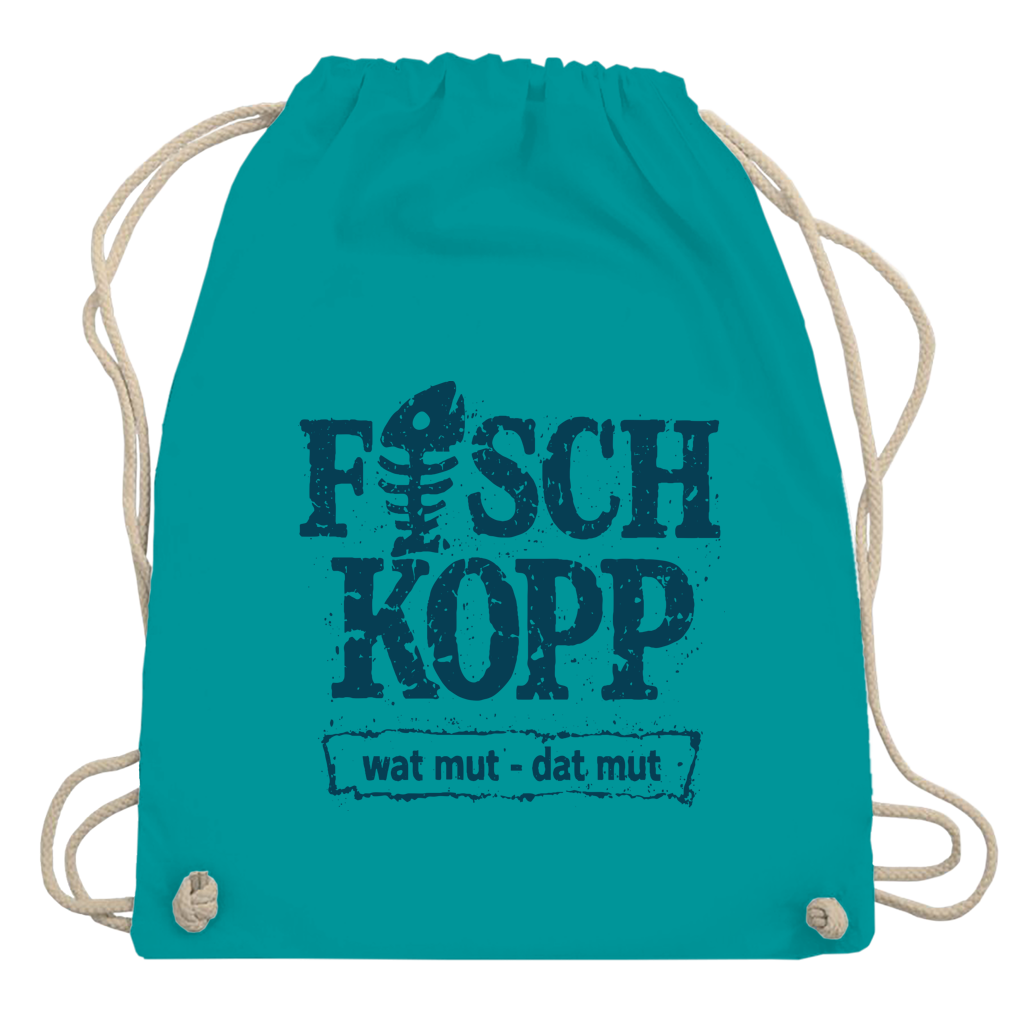 Kordelrucksack  "FISCHKOPP" #560