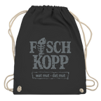 Kordelrucksack  "FISCHKOPP" #560
