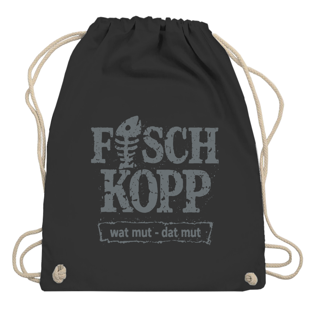 Kordelrucksack  "FISCHKOPP" #560
