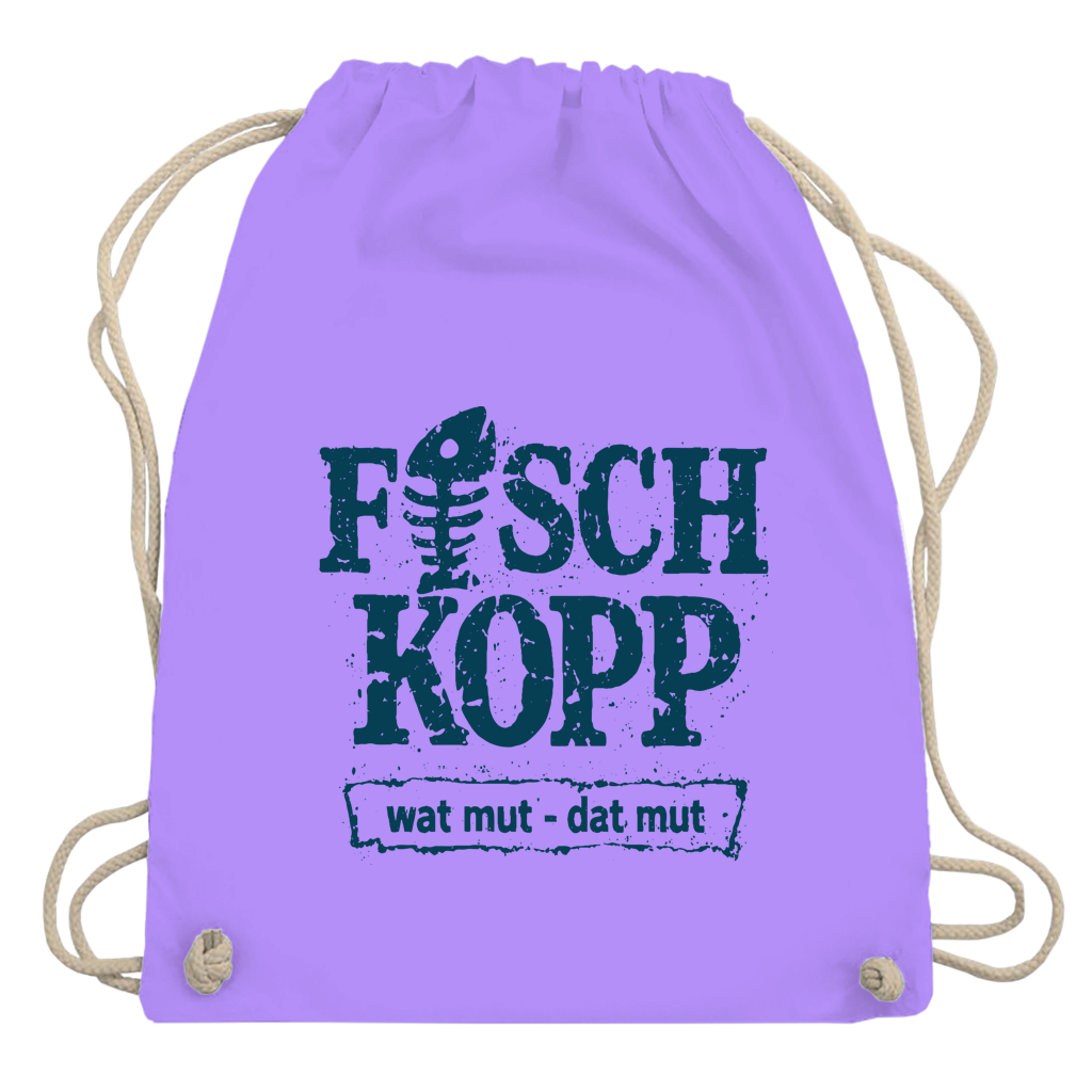 Kordelrucksack  "FISCHKOPP" #560