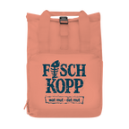 Rucksack mit Seitentasche  "FISCHKOPP" #560 Gr. S