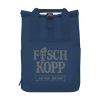 Rucksack mit Seitentasche  "FISCHKOPP" #560 Gr. S