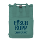 Rucksack mit Seitentasche  "FISCHKOPP" #560 Gr. S