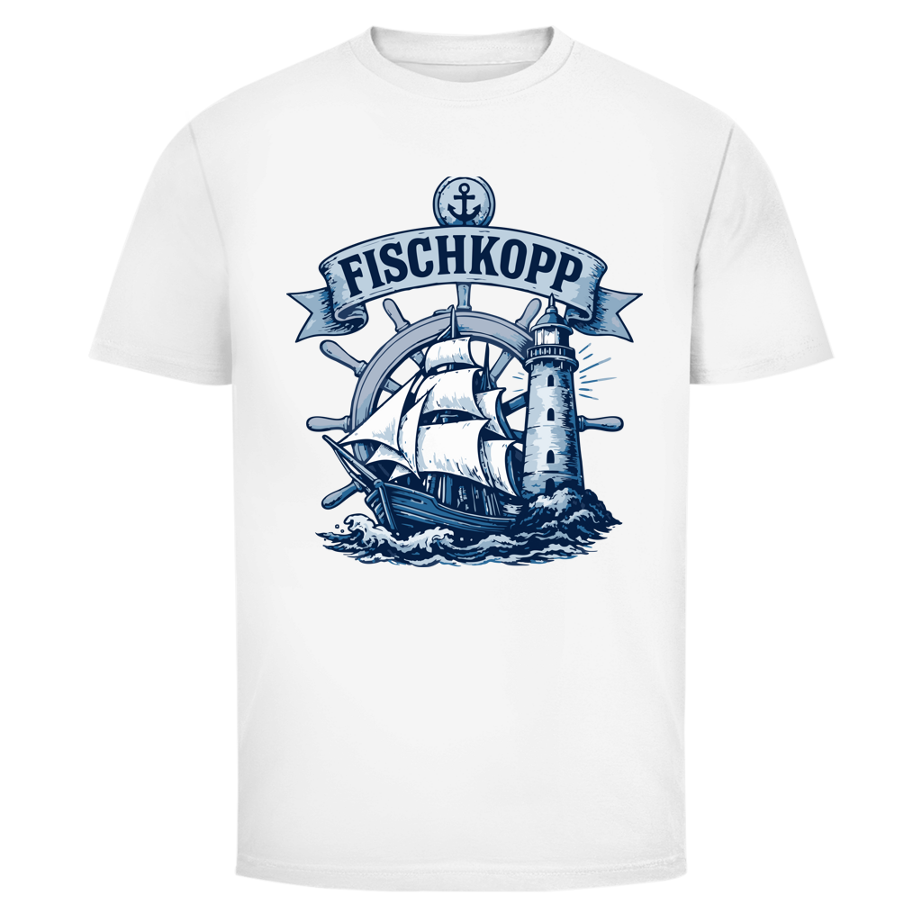 T-Shirt unisex "FISCHKOPP! #522 - einseitiger Druck