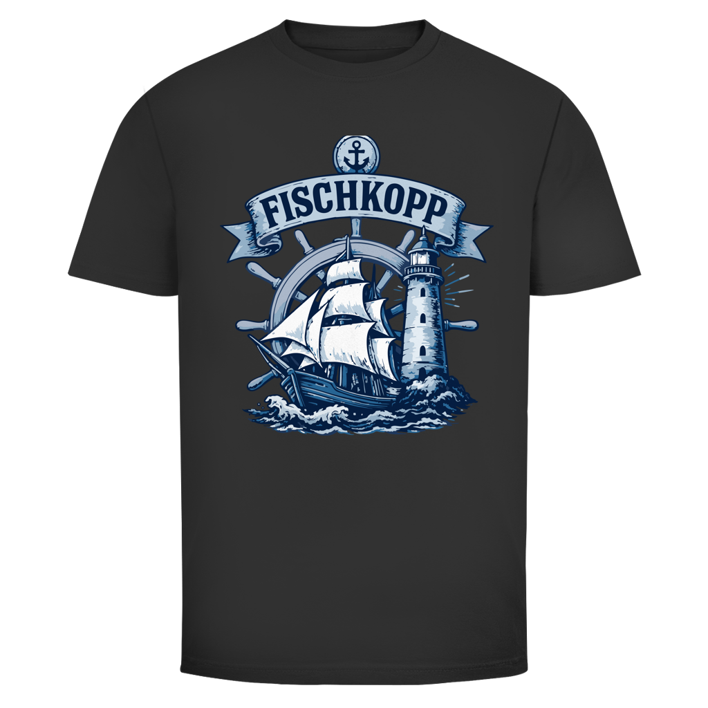T-Shirt unisex "FISCHKOPP! #522 - einseitiger Druck