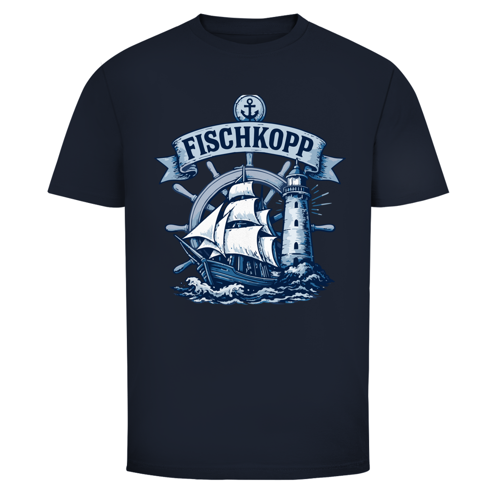T-Shirt unisex "FISCHKOPP! #522 - einseitiger Druck