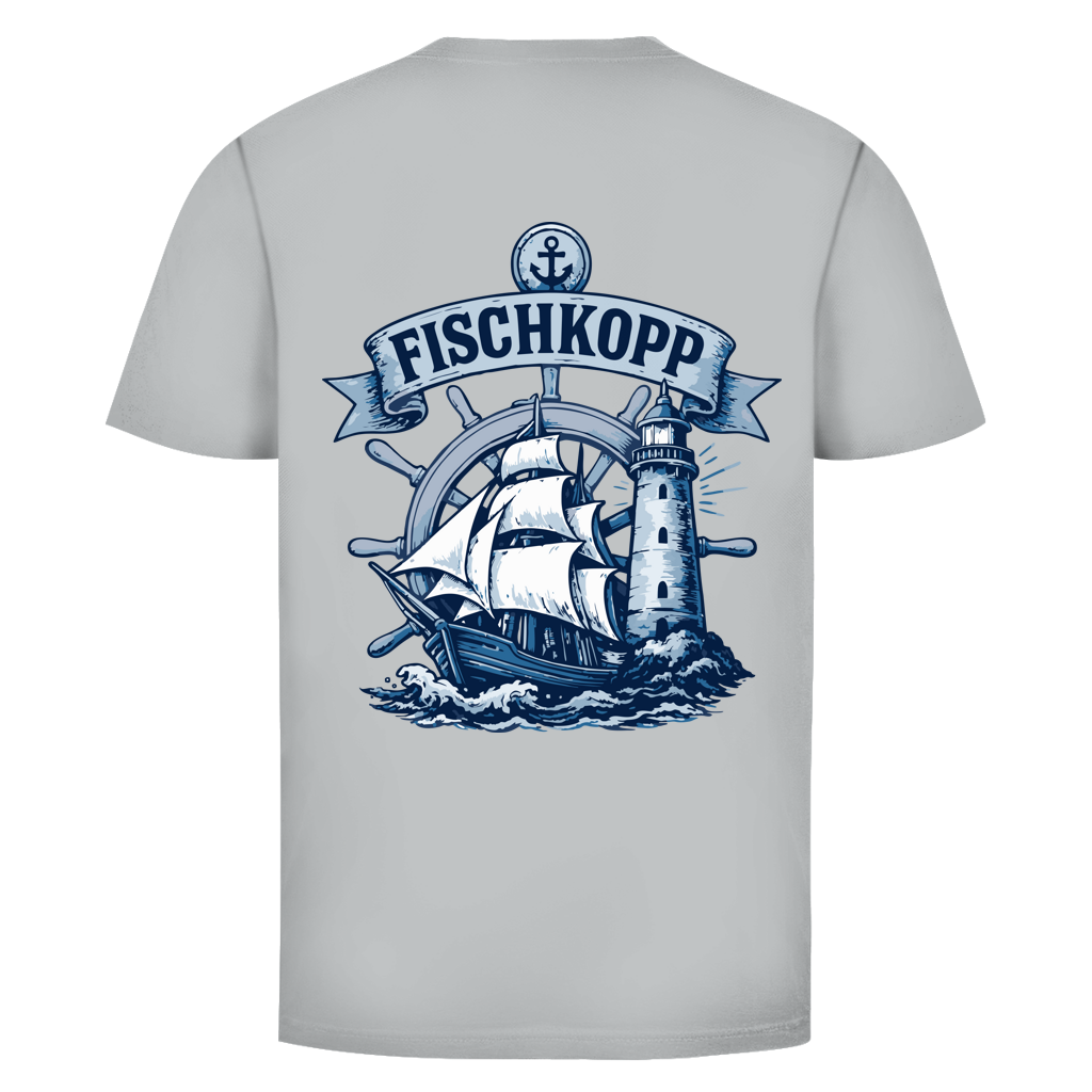 T-Shirt unisex "FISCHKOPP" #522 - beidseitiger Druck