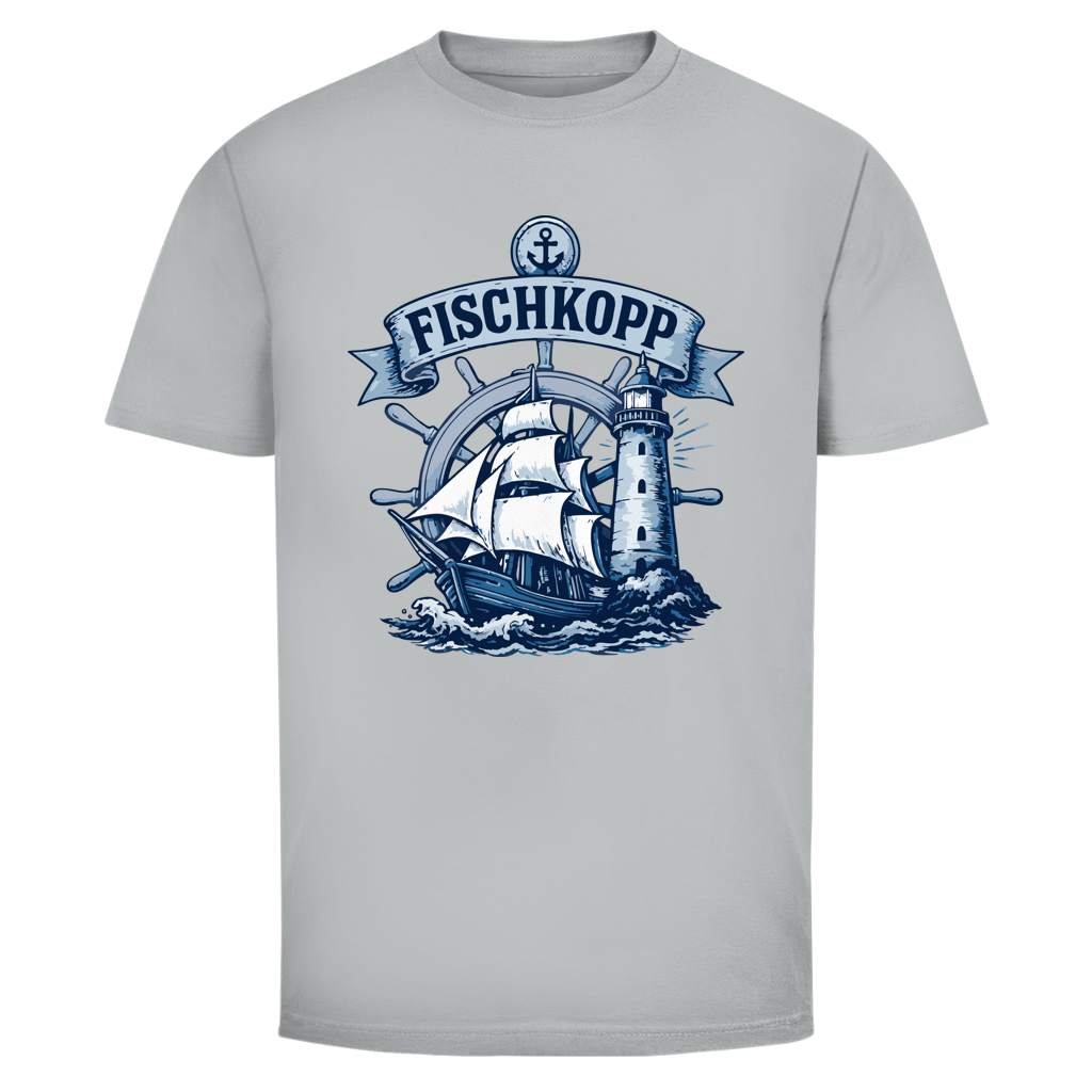 T-Shirt unisex "FISCHKOPP" #522 - beidseitiger Druck