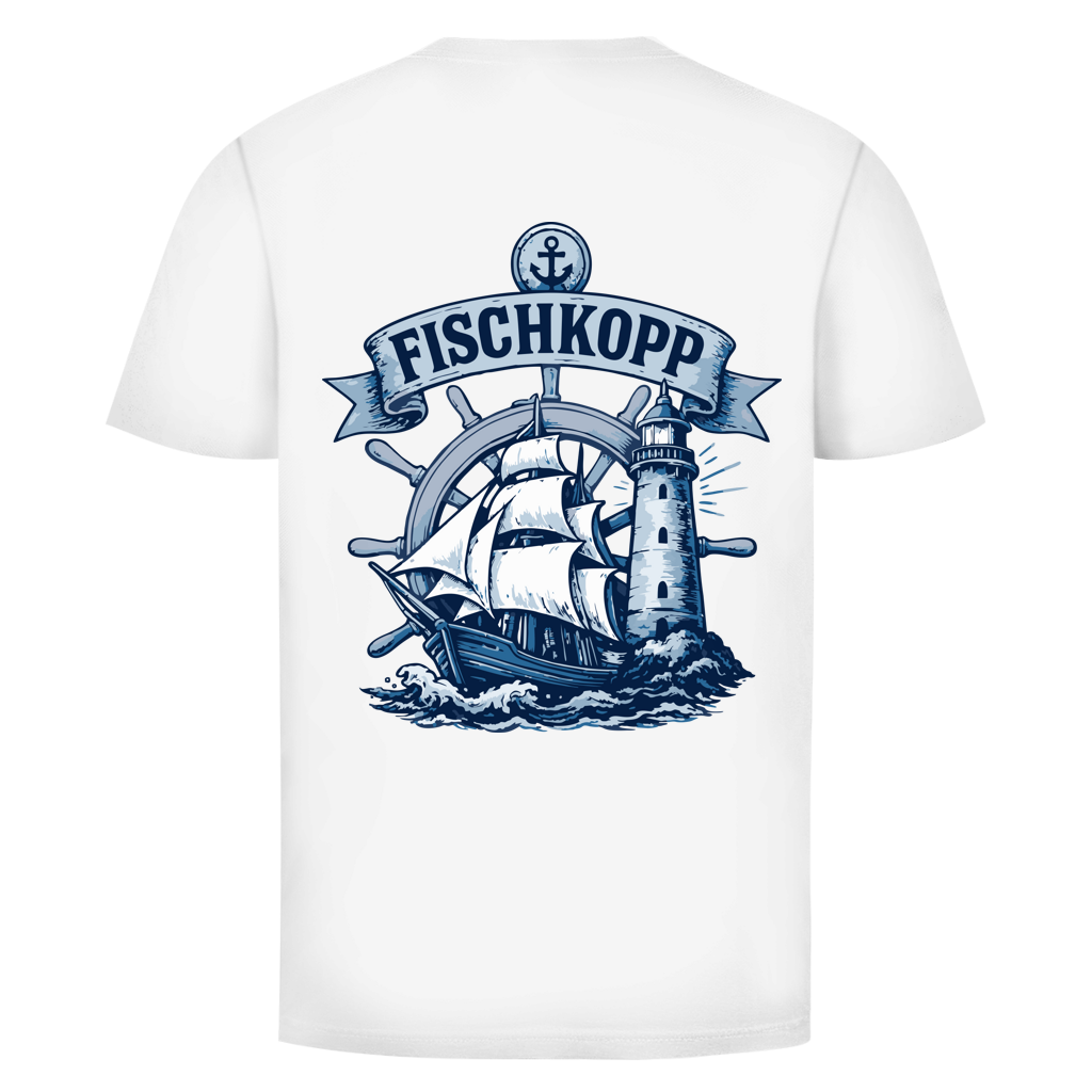 T-Shirt unisex "FISCHKOPP" #522 - beidseitiger Druck
