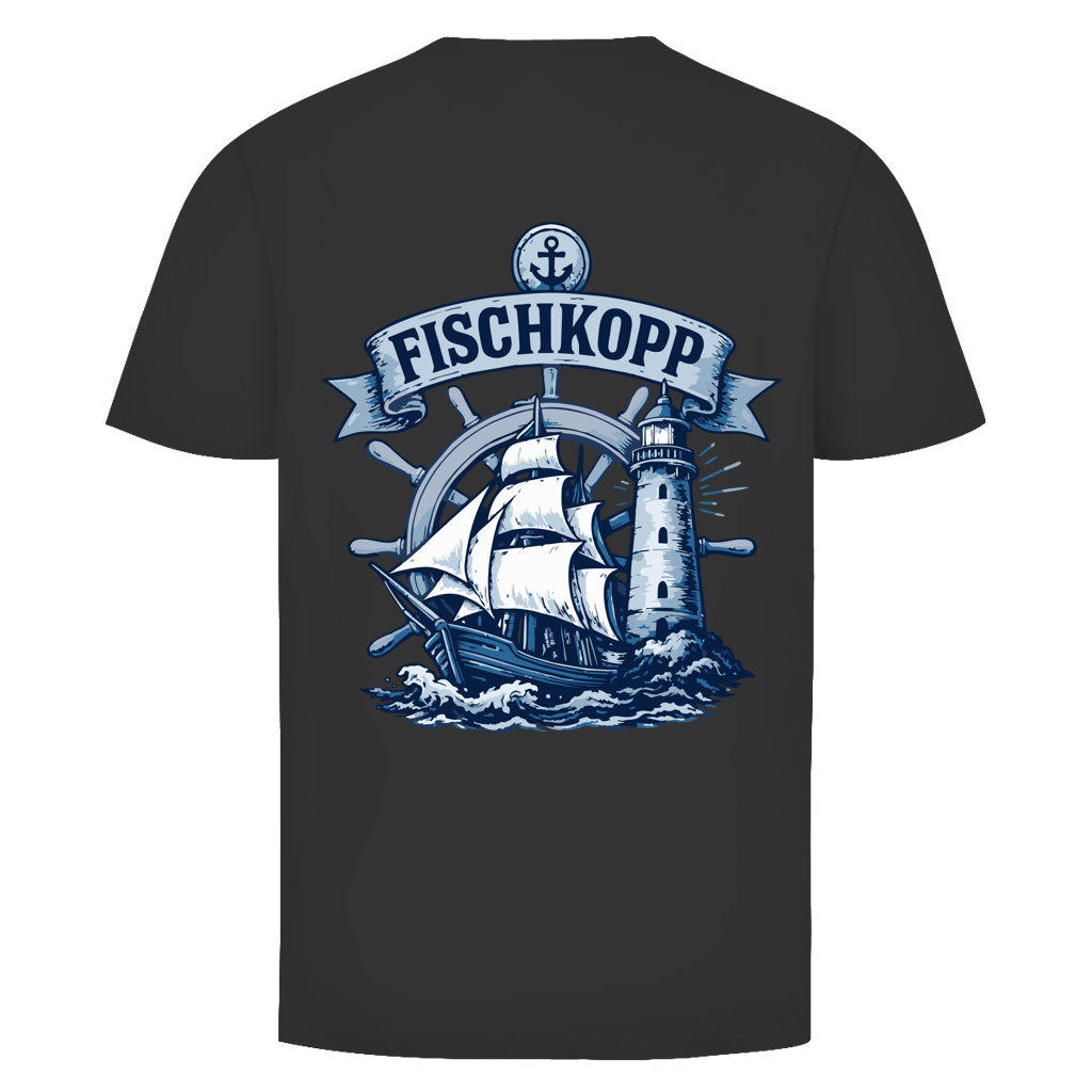 T-Shirt unisex "FISCHKOPP" #522 - beidseitiger Druck
