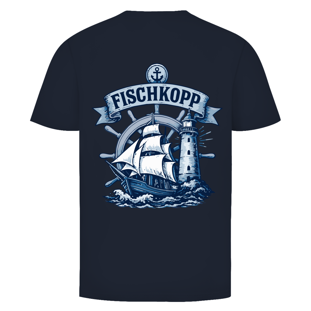 T-Shirt unisex "FISCHKOPP" #522 - beidseitiger Druck