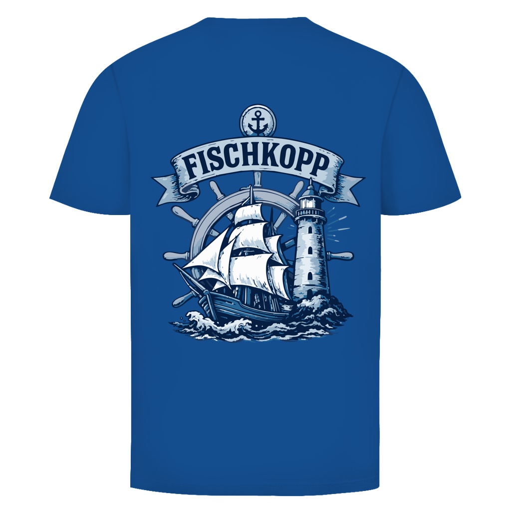 T-Shirt unisex "FISCHKOPP" #522 - beidseitiger Druck