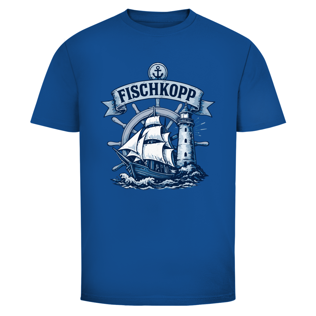 T-Shirt unisex "FISCHKOPP" #522 - beidseitiger Druck