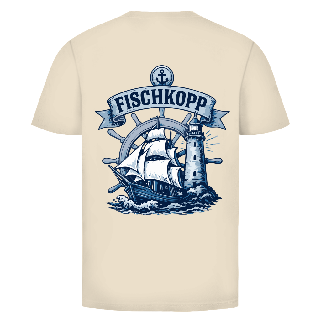 T-Shirt unisex "FISCHKOPP" #522 - beidseitiger Druck