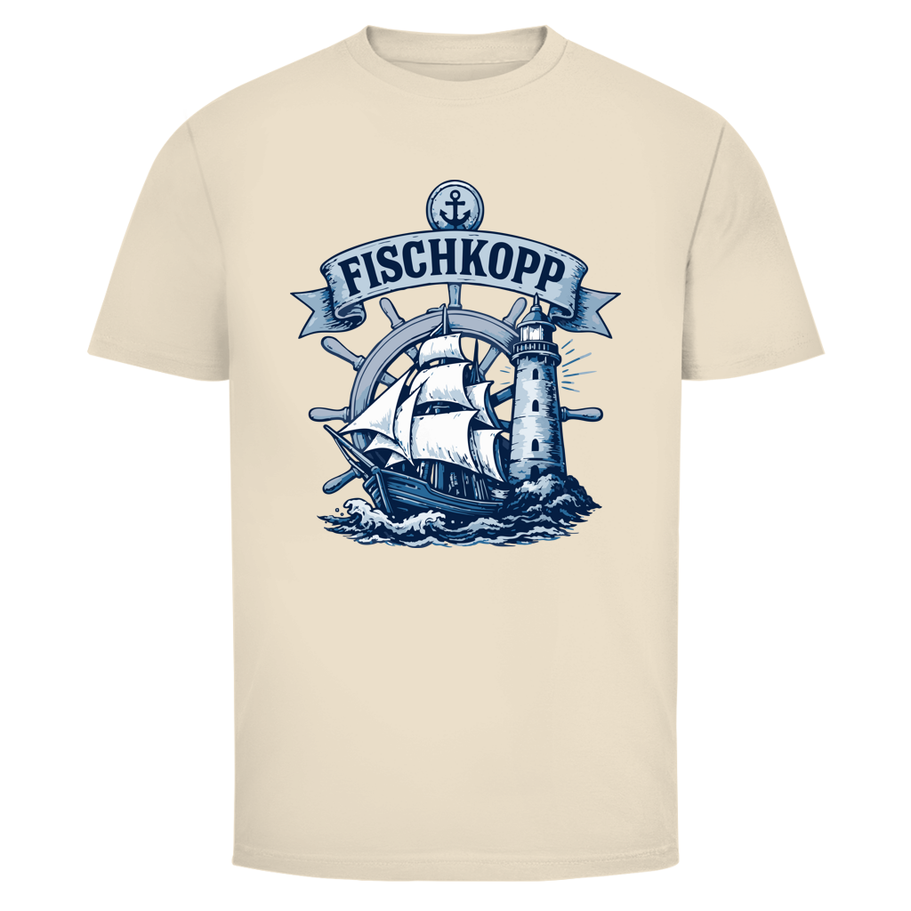 T-Shirt unisex "FISCHKOPP" #522 - beidseitiger Druck