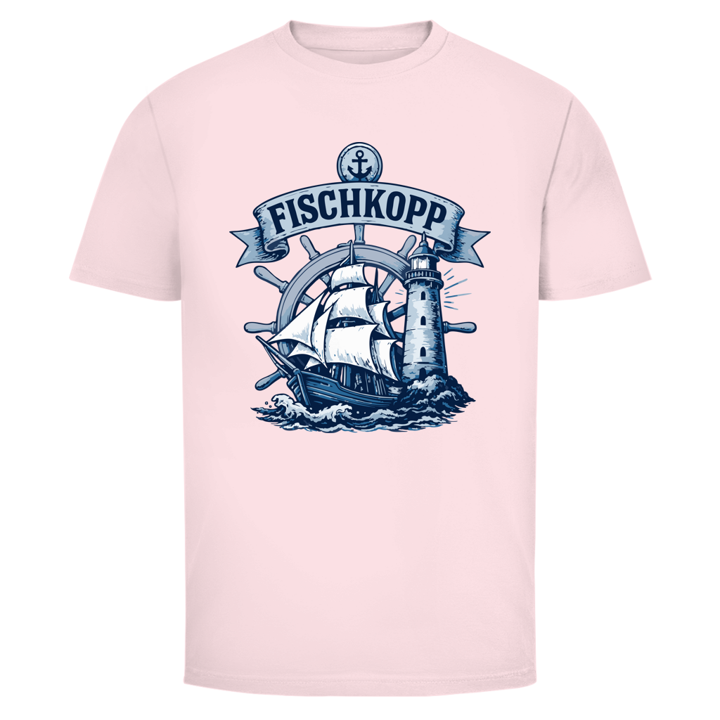 T-Shirt unisex "FISCHKOPP" #522 - beidseitiger Druck
