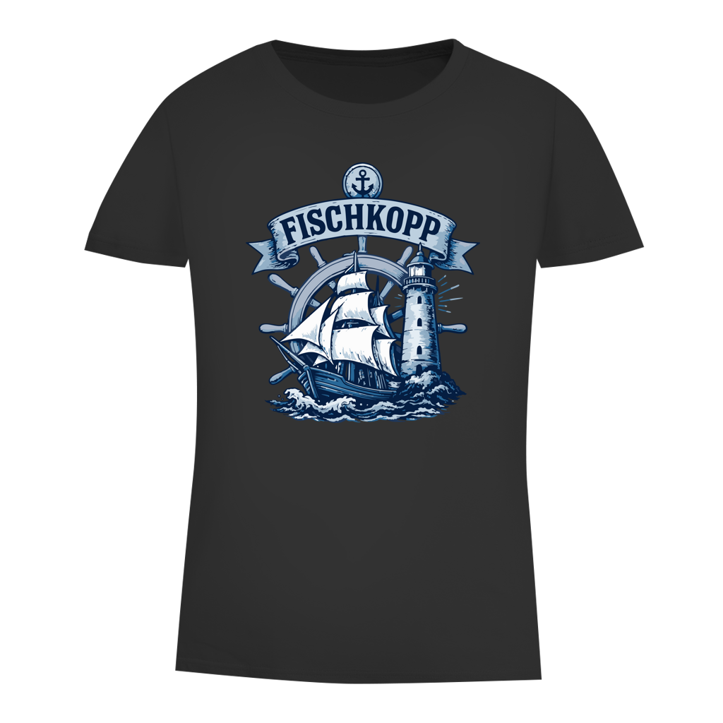 T-Shirt Damen "FISCHKOPP" #522