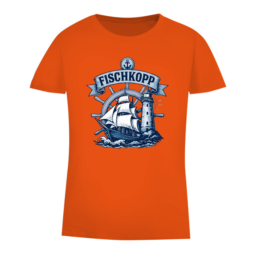T-Shirt Damen "FISCHKOPP" #522