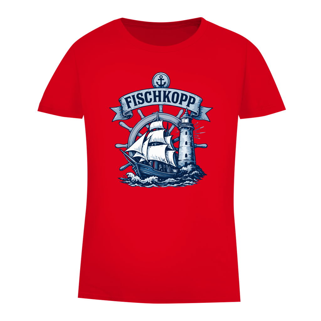 T-Shirt Damen "FISCHKOPP" #522