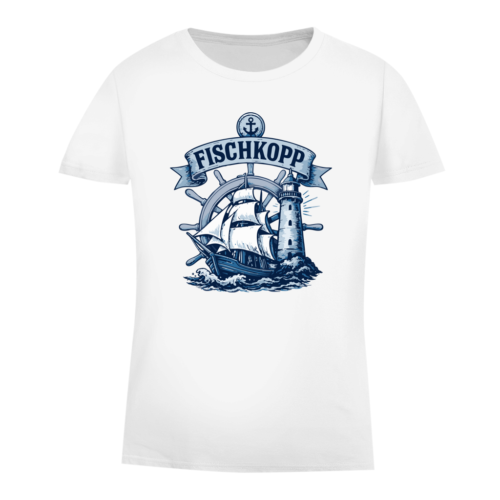 T-Shirt Damen "FISCHKOPP" #522