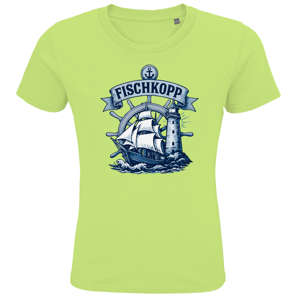 T-Shirt Kinder "FISCHKOPP" #522 einseitiger Druck