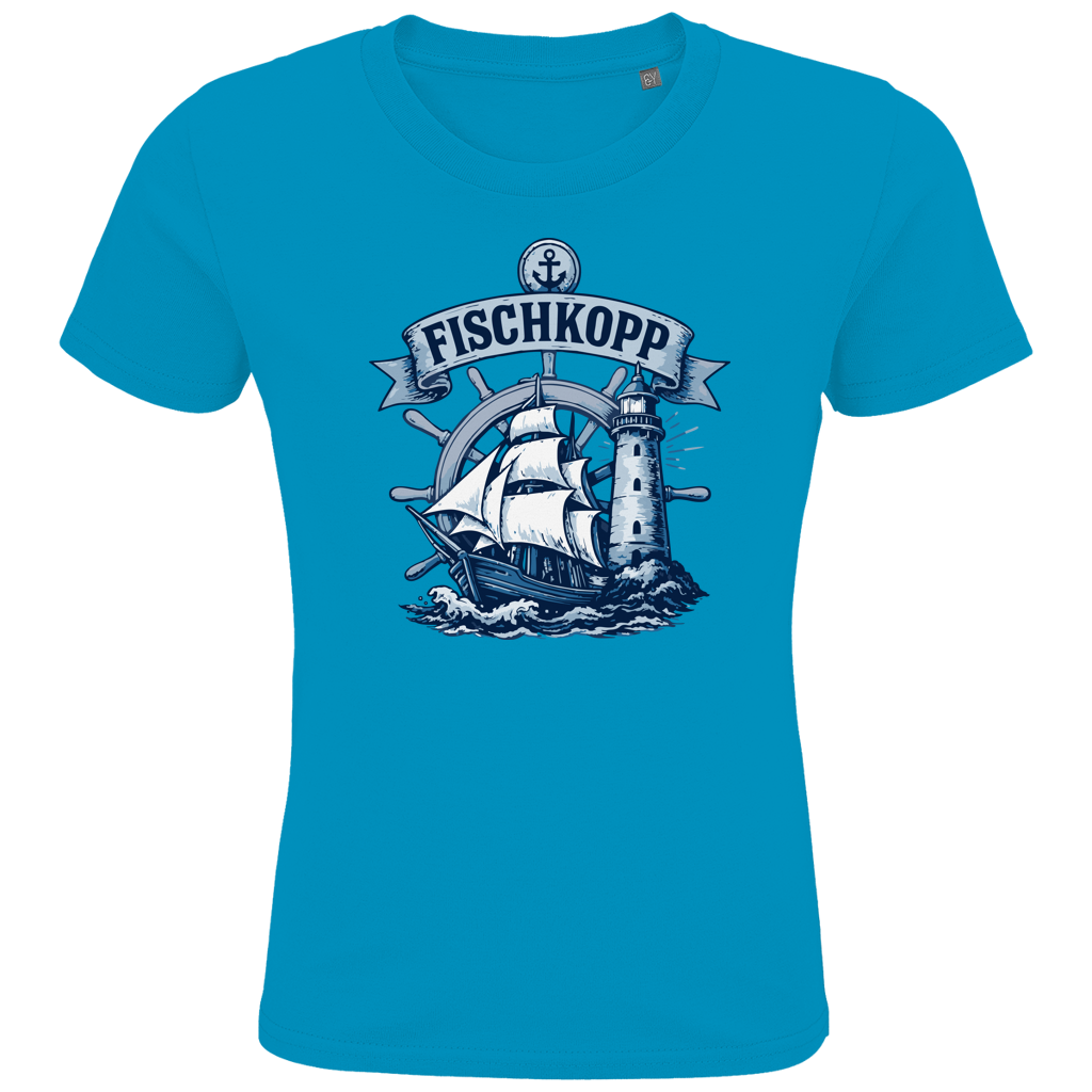 T-Shirt Kinder "FISCHKOPP" #522 einseitiger Druck